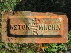 A brick found during the tour of Shipston -- any information would be appreciated?